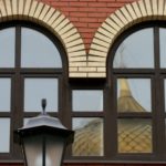Огнестойкий витраж в форме арки / серия FRM7270