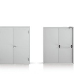 Противопожарная белая дверь / серия FRM55533